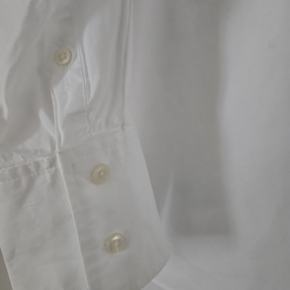 Zara Oversized White Button-down Shirt XS - Picture 3 of 5